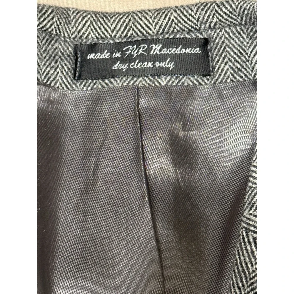 Gianfranco Ruffini Italy Men's Sport Coat Blazer Two Button Gray Camel Blend 42L